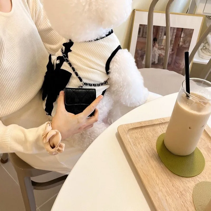 Luxury Dog Dress for Small Dogs Summer Puppy Clothes Bow Lace Dog Skirt Black White Dog T Shirt Girls Dog Costume Chihuahua Vest Luxury Dog Dress for Small Dogs Summer Puppy Clothes Bow Lace Dog Skirt Black White Dog T Shirt Girls Dog Costume Chihuahua Vest