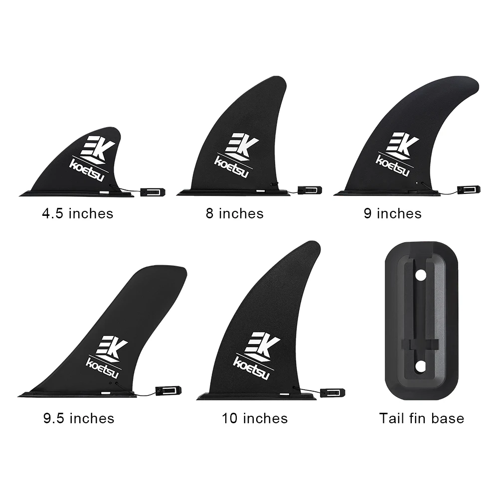 Paddle Board Fin Detachable Longboard Fin Protective Surfboard Tail Fin Stand Up Board Fin for Long Board Surfboard
