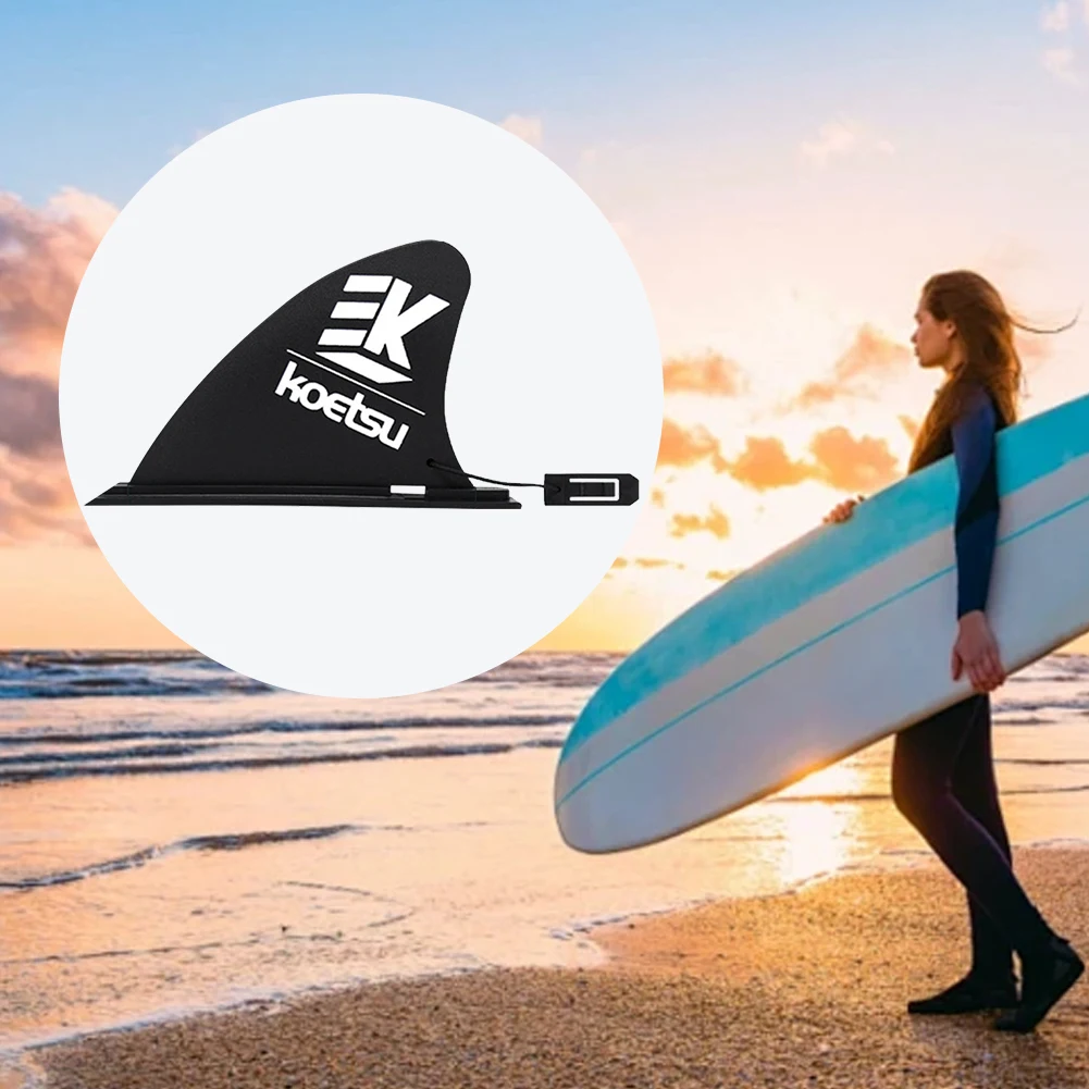 Paddle Board Fin Detachable Longboard Fin Protective Surfboard Tail Fin Stand Up Board Fin for Long Board Surfboard