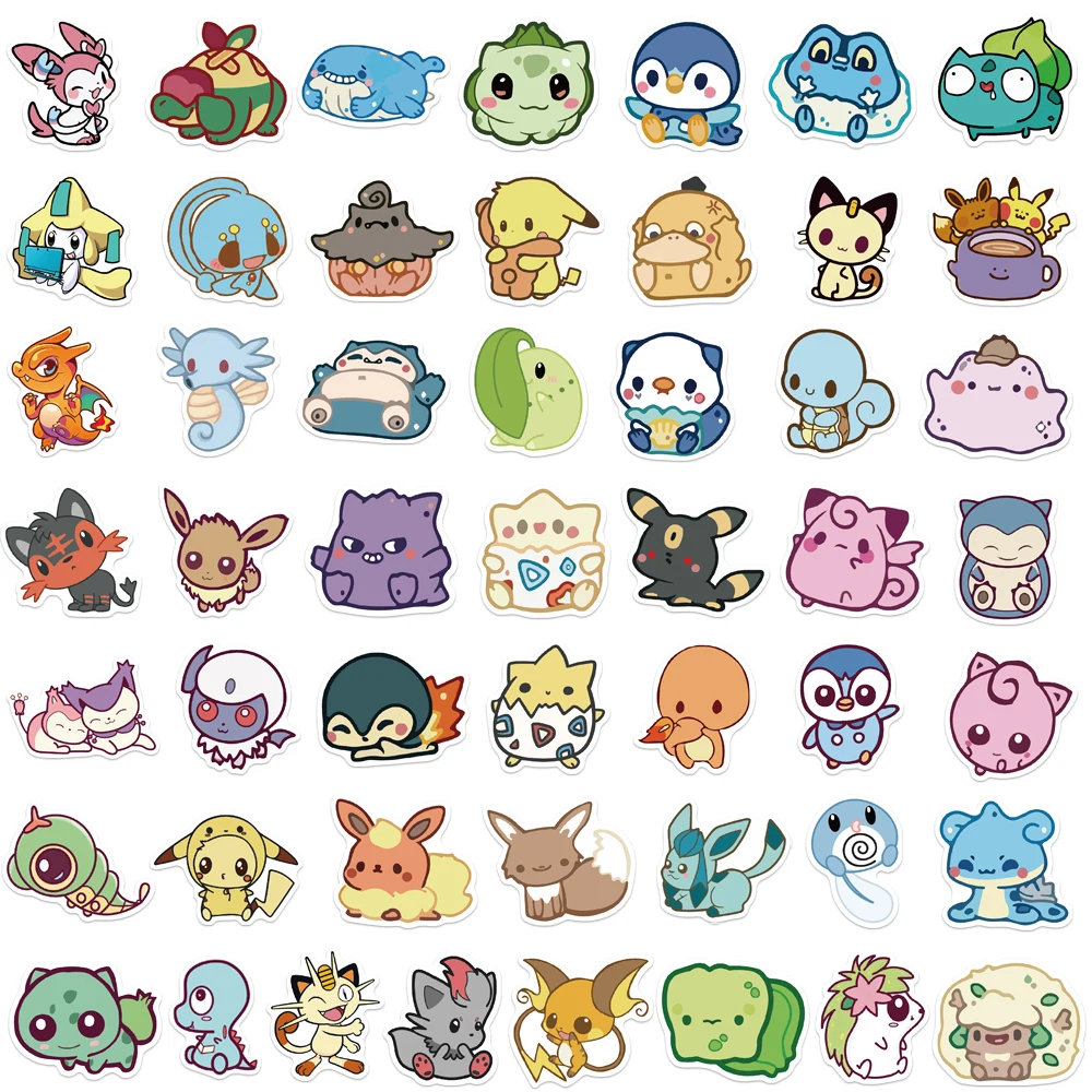 10/25/50pcs Kawaii Pokemon Anime Stickers Pikachu Stickers Laptop Suitcase Skateboard Guitar Cartoon Stickers Kid Gift Toys 10/25/50pcs Kawaii Pokemon Anime Stickers Pikachu Stickers Laptop Suitcase Skateboard Guitar Cartoon Stickers Kid Gift Toys