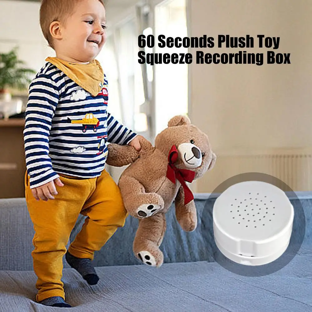 Stuffed Animal Voice Recorder 60 Seconds Button Sound Box Creative Toy Recording Device Voice Recorder Sound Box Recorder For Stuffed Animal Voice Recorder 60 Seconds Button Sound Box Creative Toy Recording Device Voice Recorder Sound Box Recorder For