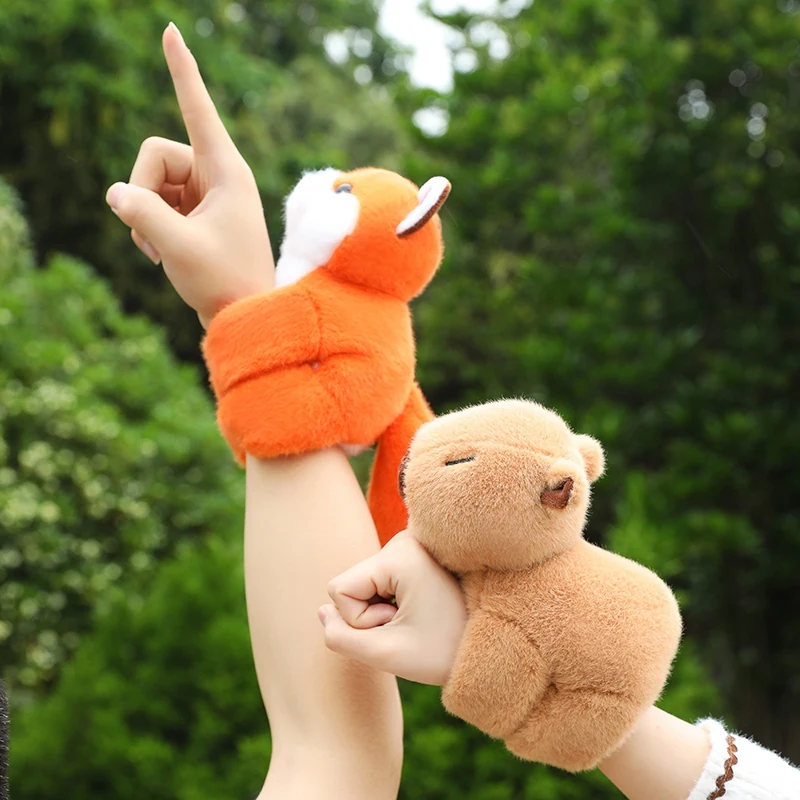 Creative Stuffed Animals Raccoon Fox Husky Cat Monkey Papa Circle Toy Wrapped Around Arm Doll Toys For Kids Birthday Gift Creative Stuffed Animals Raccoon Fox Husky Cat Monkey Papa Circle Toy Wrapped Around Arm Doll Toys For Kids Birthday Gift
