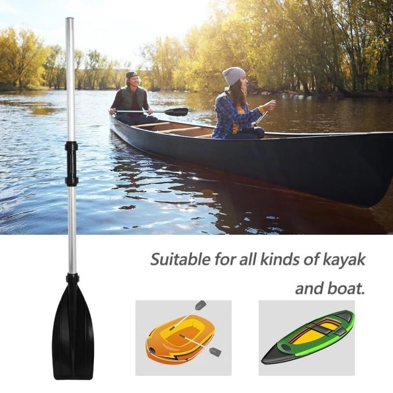 2 Pcs Detachable Kayak Fishing Board Boat Rafting Paddle Aluminum Alloy Rod Stand Up Surfing Oars Boat Parts & Accessories