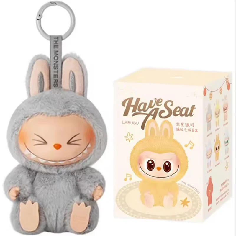 Labubu Monster V3 2 Collection Series Blind Box Teddy Vinyl Toy Animated Character Face Doll Mystery Surprise Keychain Kids Gift