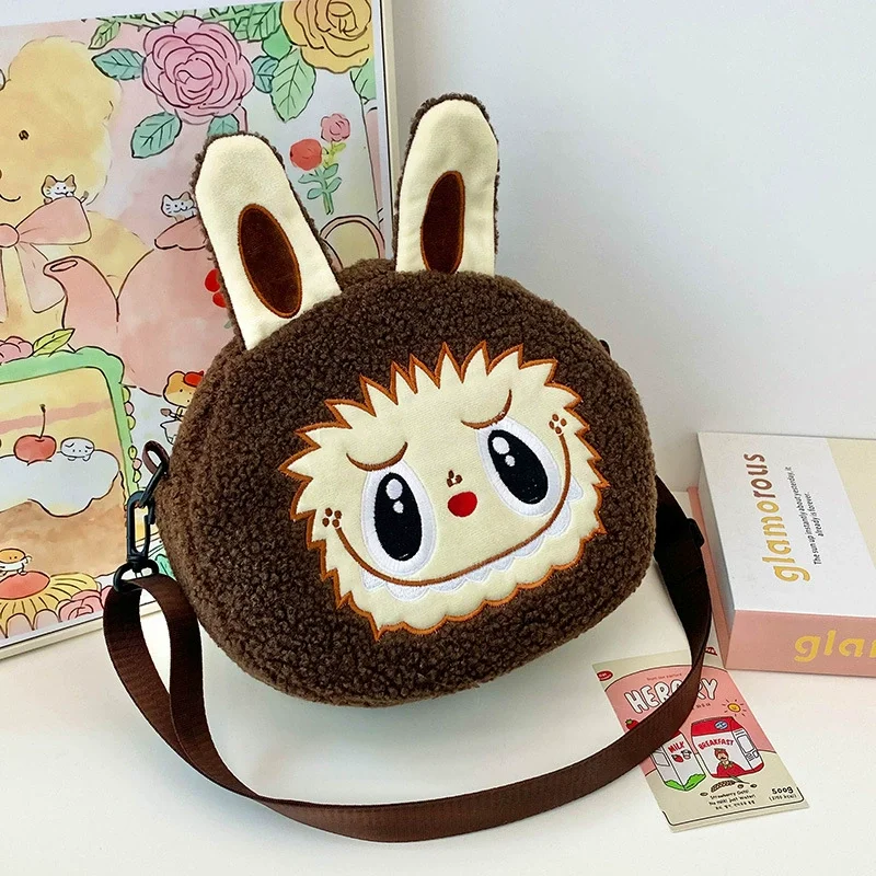 Cute Labubu Single Shoulder Bag Cartoon Anime Lovely Style Large Capacity Handbag Funny Crossbody Bag Travel Hiking Girl Gifts Cute Labubu Single Shoulder Bag Cartoon Anime Lovely Style Large Capacity Handbag Funny Crossbody Bag Travel Hiking Girl Gifts