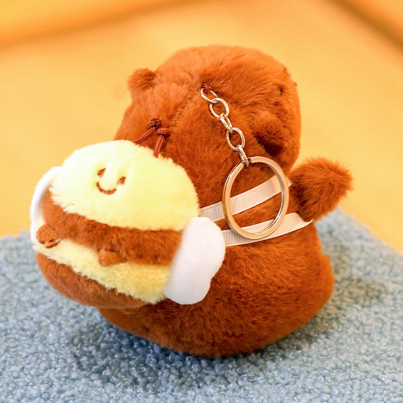 Cartoon Capybara Plush Keychain Bag Pendant Hanging Decoration Cute Stuffed Doll Toy Desktop Doll Ornament Car Keyring Kids Gift Cartoon Capybara Plush Keychain Bag Pendant Hanging Decoration Cute Stuffed Doll Toy Desktop Doll Ornament Car Keyring Kids Gift