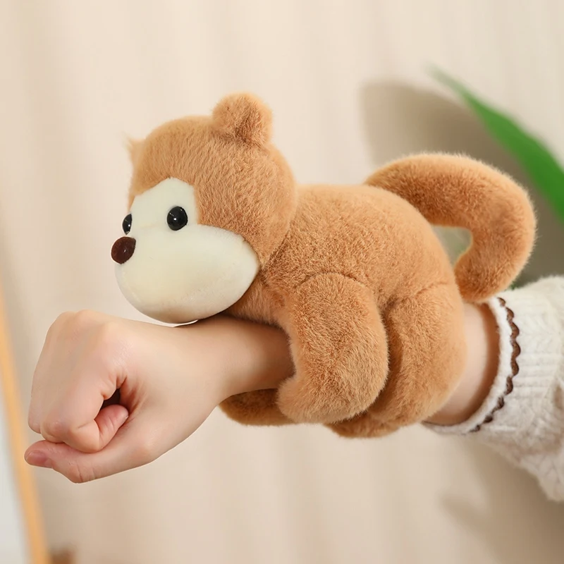 Creative Stuffed Animals Raccoon Fox Husky Cat Monkey Papa Circle Toy Wrapped Around Arm Doll Toys For Kids Birthday Gift Creative Stuffed Animals Raccoon Fox Husky Cat Monkey Papa Circle Toy Wrapped Around Arm Doll Toys For Kids Birthday Gift