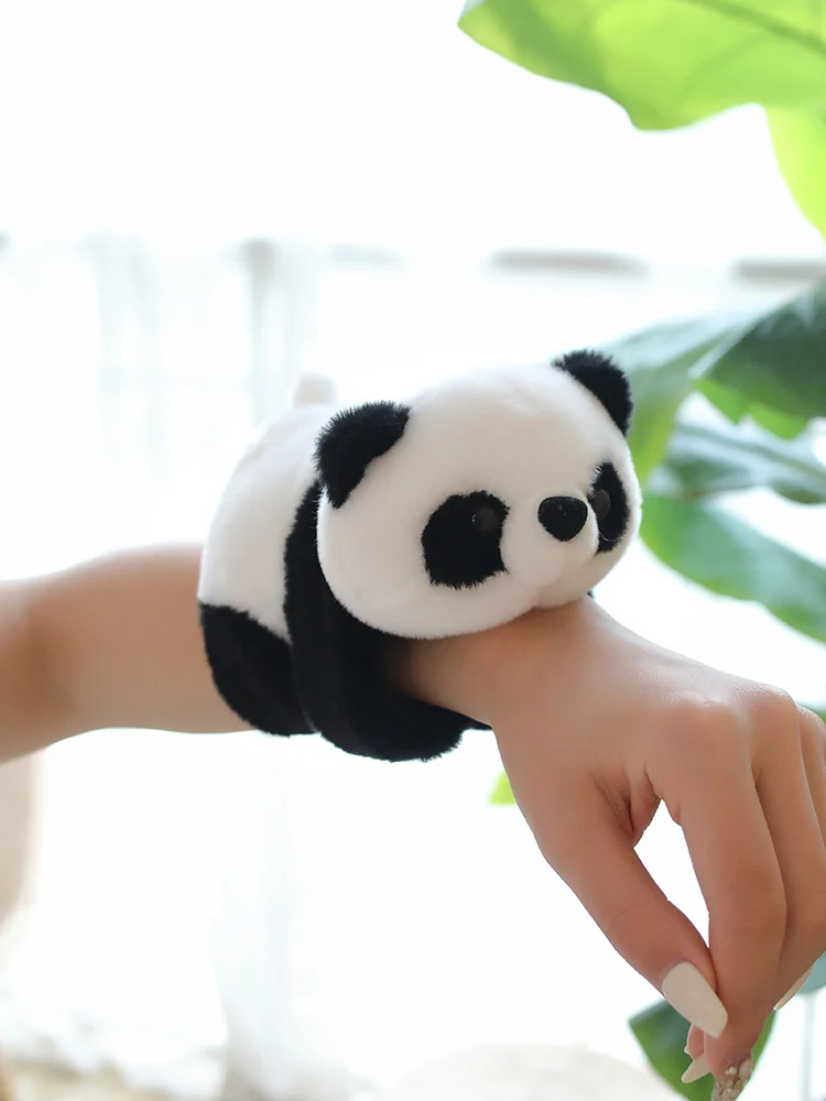 1pc Kawaii Animal Slap Snap Wrap Wristband Bracelet Panda Plush Hand Ring Wristband For Kids Toys Birthday Elegant Present 1pc Kawaii Animal Slap Snap Wrap Wristband Bracelet Panda Plush Hand Ring Wristband For Kids Toys Birthday Elegant Present