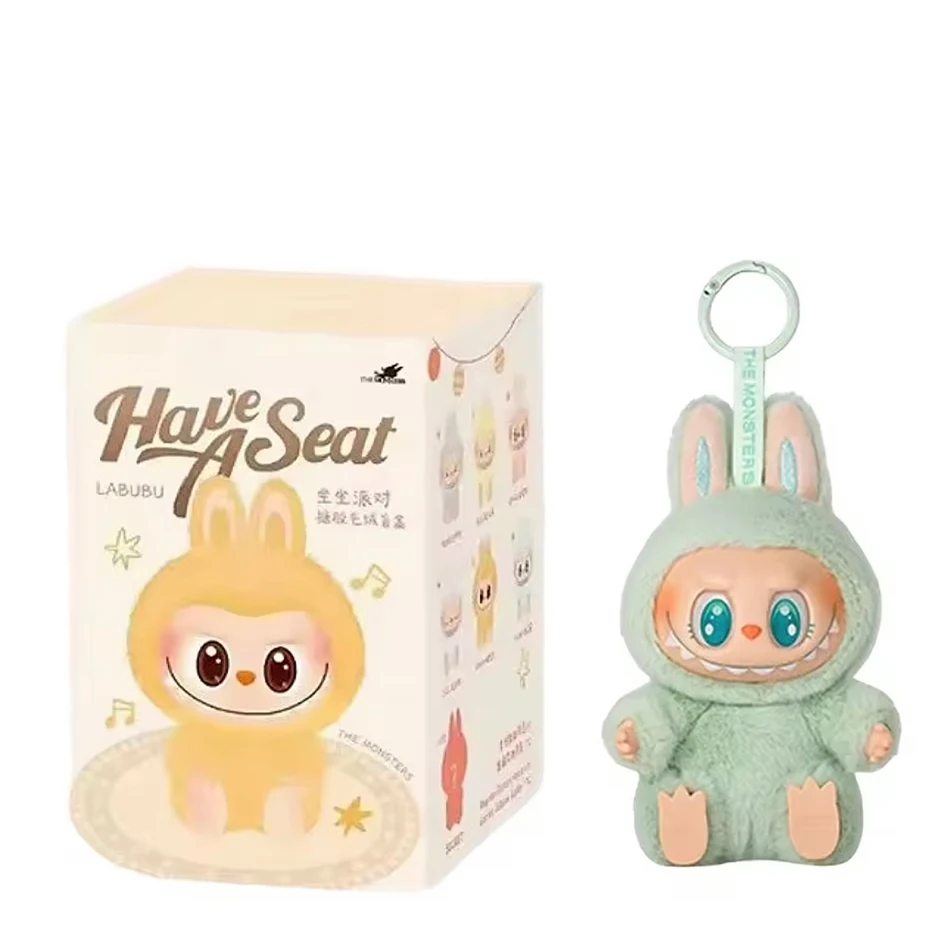 POP MART Macaron 2nd Generation Labubu Sitting Party Vinyl Plush Blind Box Gift Decorative ornaments POP MART Macaron 2nd Generation Labubu Sitting Party Vinyl Plush Blind Box Gift Decorative ornaments