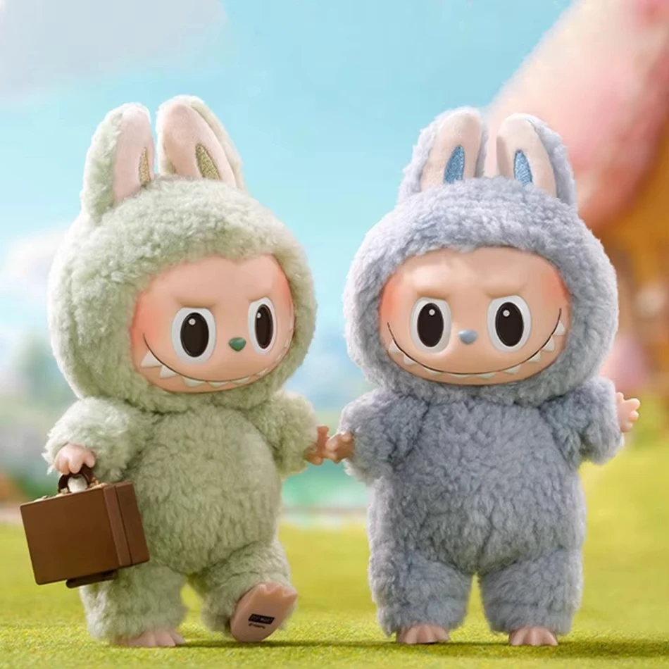 NEW Labubu The Monsters Heartbeat Macaron Enamel Face Blind Box Pvc Figurine Tabletop Ornament Kawaii Doll Kid Birthday Gift