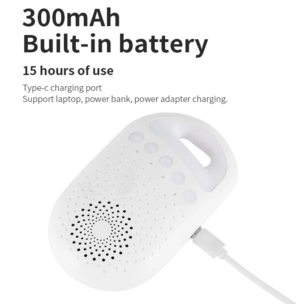 Baby Sleep Machine White Noise Sound Machine for Baby Sleeping 26 Soothing Sounds 15/30/60/90min Timer Built-in LED Night Light Baby Sleep Machine White Noise Sound Machine for Baby Sleeping 26 Soothing Sounds 15/30/60/90min Timer Built-in LED Night Light