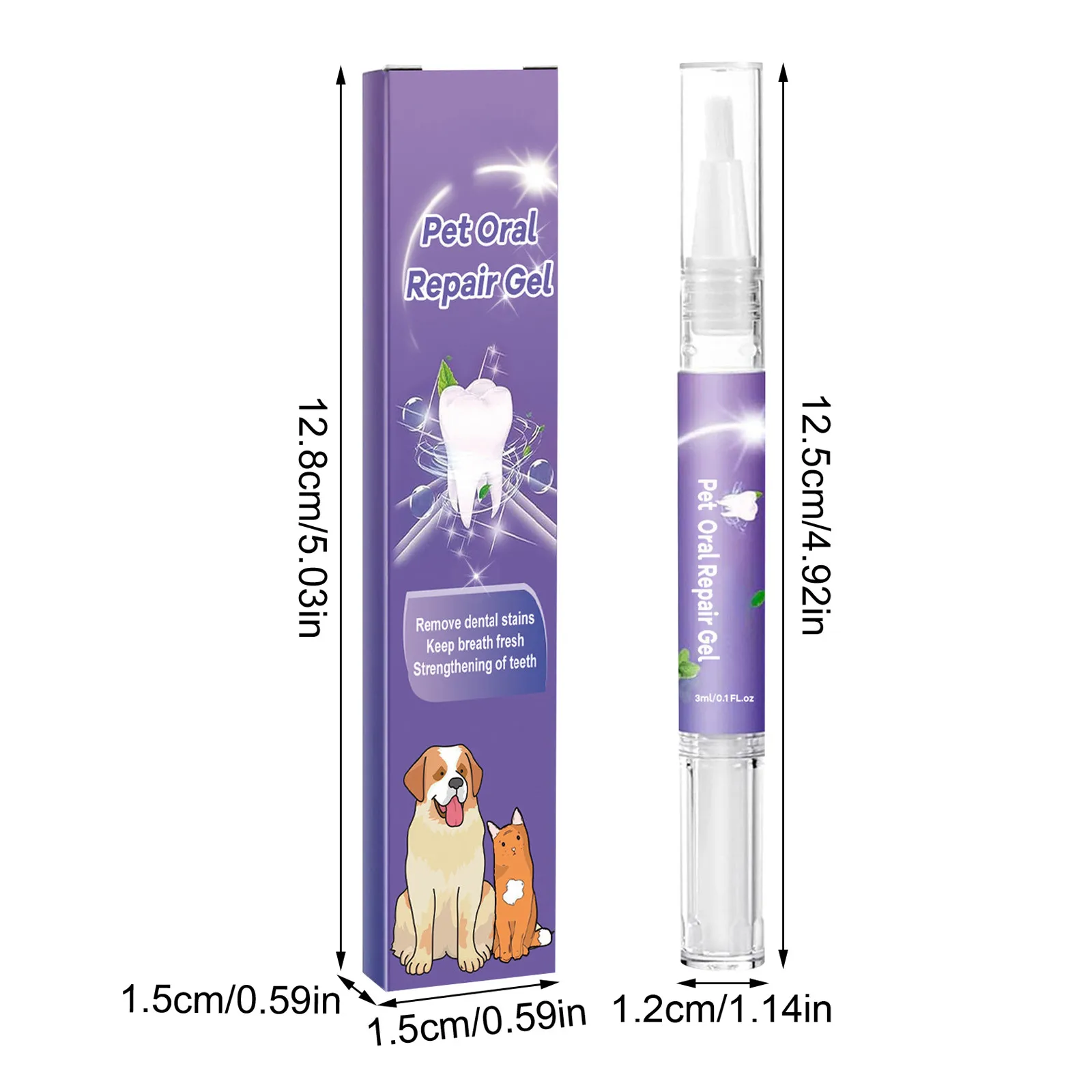 3ml Pet Oral Gel Cleaning Dog Cat Teeth, Bad Breath, For Tartar, No Need To Brush Teeth, Pet Breath Freshener Gel Care Cleaner 3ml Pet Oral Gel Cleaning Dog Cat Teeth, Bad Breath, For Tartar, No Need To Brush Teeth, Pet Breath Freshener Gel Care Cleaner