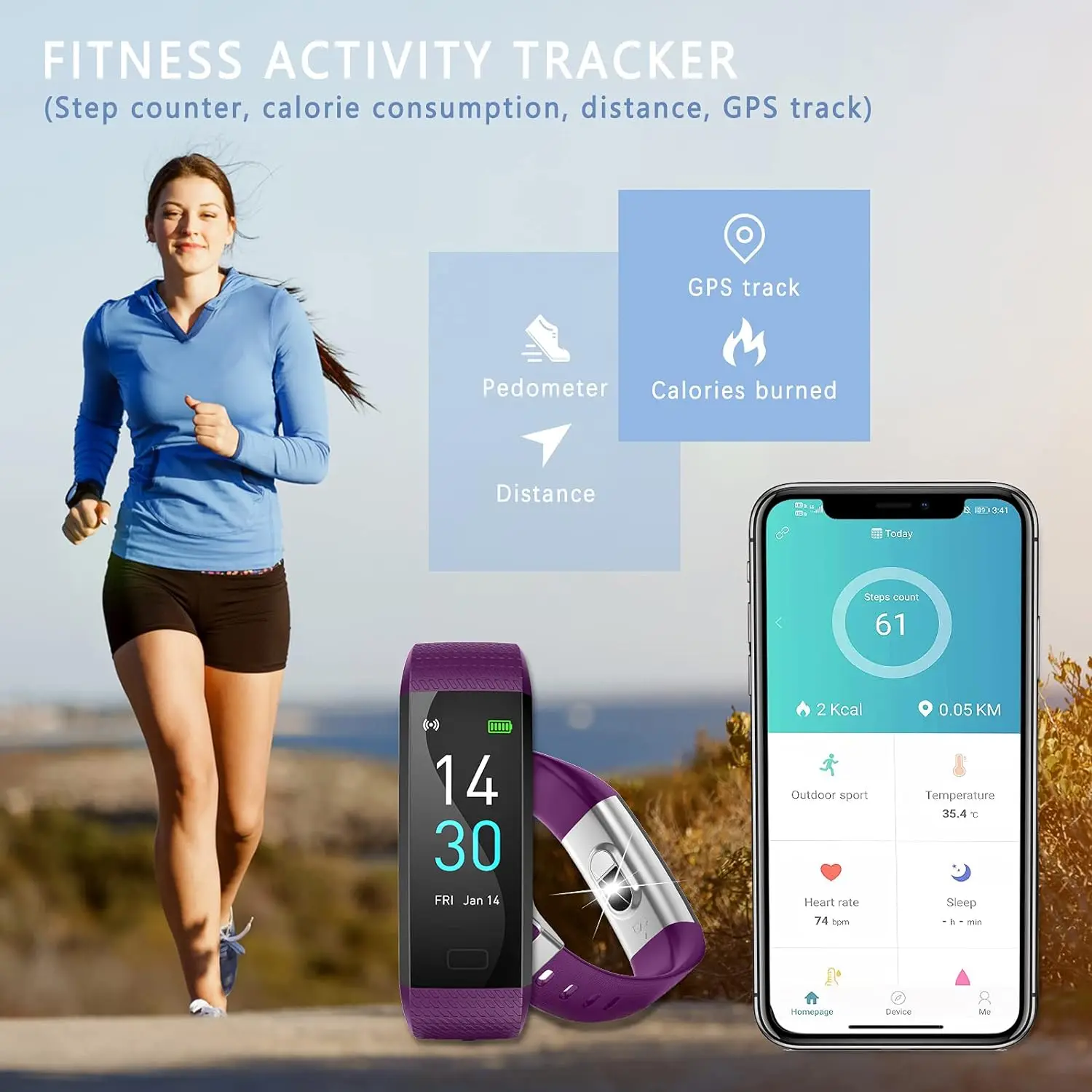 Ladies and Gentlemen Smartwatches, Fitness Wristbands, Fitness Watches, Sports Watches, Suitable for IOS Android Phones