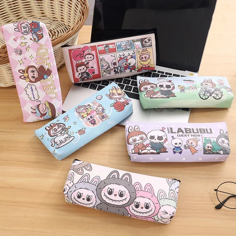 Cartoon Cute Labubu Stationery Bag Toy Kawaii Student Supplies Pencil Box Coin Wallet Cosmetics Bag Storage Bag Children's Gifts Cartoon Cute Labubu Stationery Bag Toy Kawaii Student Supplies Pencil Box Coin Wallet Cosmetics Bag Storage Bag Children's Gifts