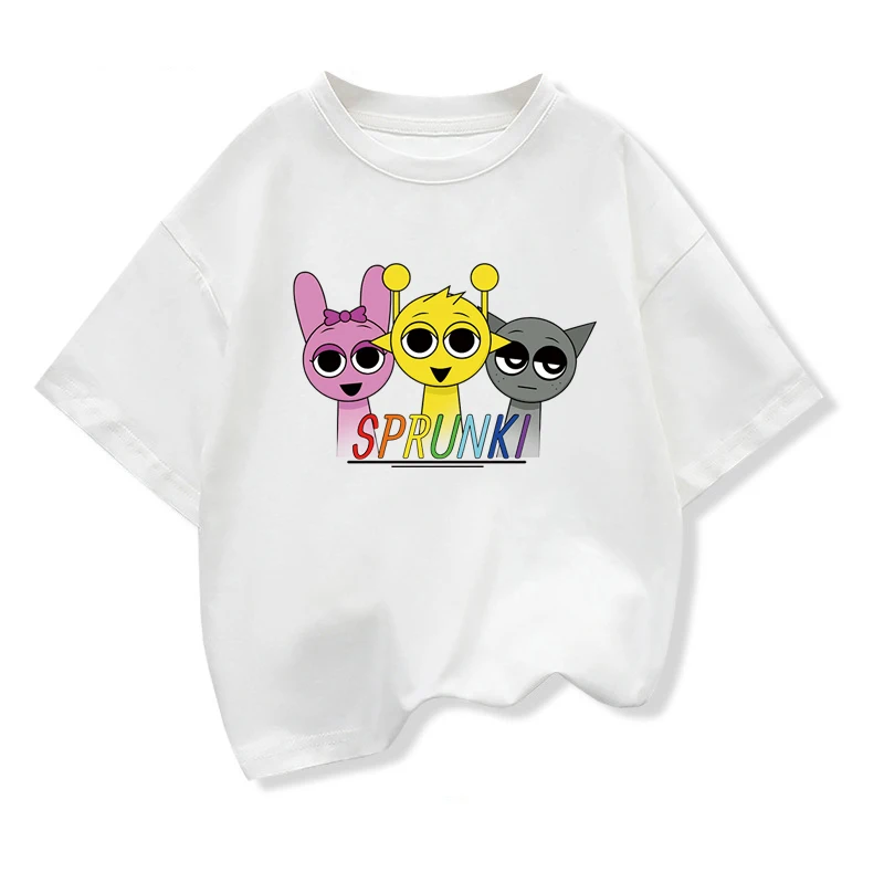 Summer New Sprunki T Shirt Baby Clothes Boys Girls Cartoon Cotton Clothing Toddler Summer Anime Infant Short Sleeve Tees Gift Summer New Sprunki T Shirt Baby Clothes Boys Girls Cartoon Cotton Clothing Toddler Summer Anime Infant Short Sleeve Tees Gift