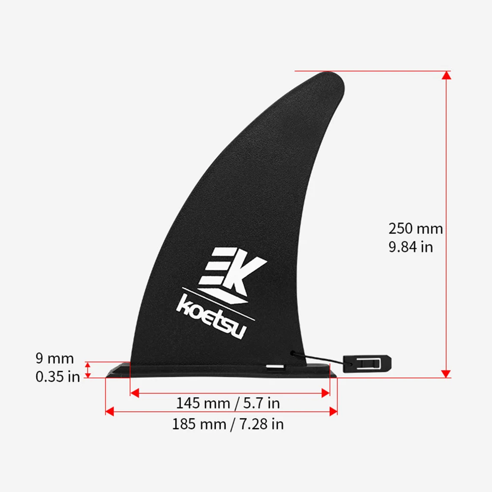 Paddle Board Fin Detachable Longboard Fin Protective Surfboard Tail Fin Stand Up Board Fin for Long Board Surfboard