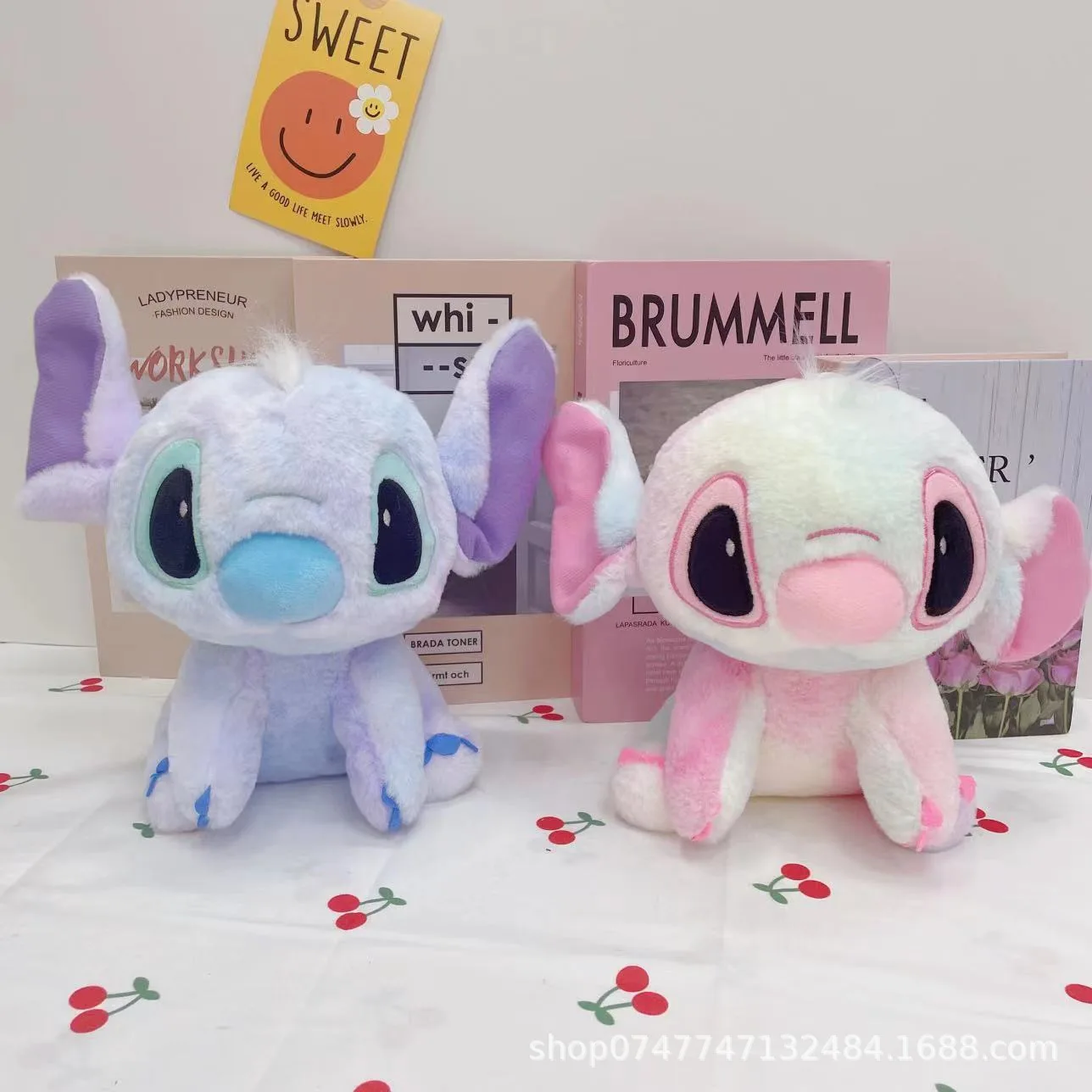New 22cm Cute Cartoon Stitch Plush Toy 8 Inch Cute Funny Stitch Doll Drag Stitch Capybara Children'S Toy Doll Birthday Gift