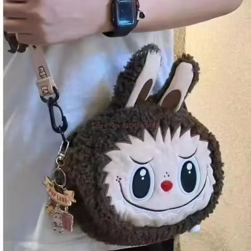 Pop Labubu Mart Urban Amusement Park Limited Edition Cartoon Cute Animals Plush Fur Large Capacity Crossbody Bag Female Bag Pop Labubu Mart Urban Amusement Park Limited Edition Cartoon Cute Animals Plush Fur Large Capacity Crossbody Bag Female Bag