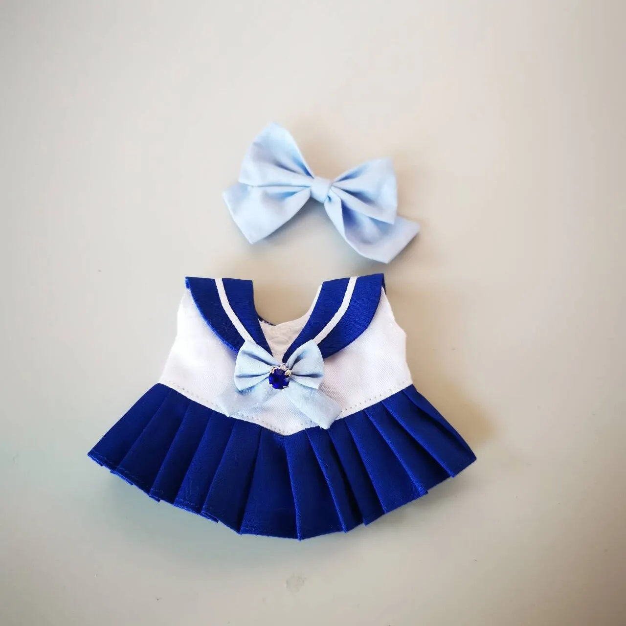 New 17cm Labubu Clothes V1 Labubu Cute Sailor Uniform Vinyl Doll Labubu Beautiful Girl Warrior Clothes Sitting Party Gifts New 17cm Labubu Clothes V1 Labubu Cute Sailor Uniform Vinyl Doll Labubu Beautiful Girl Warrior Clothes Sitting Party Gifts