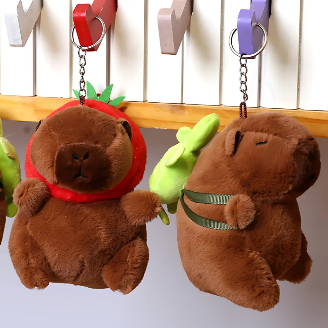 1-20Pcs Spit Bubble Capybara Plush Keychain Water Guinea Pig Doll Doll Pendant Student Backpack Charm Cute Car Key Chain Charm 1-20Pcs Spit Bubble Capybara Plush Keychain Water Guinea Pig Doll Doll Pendant Student Backpack Charm Cute Car Key Chain Charm