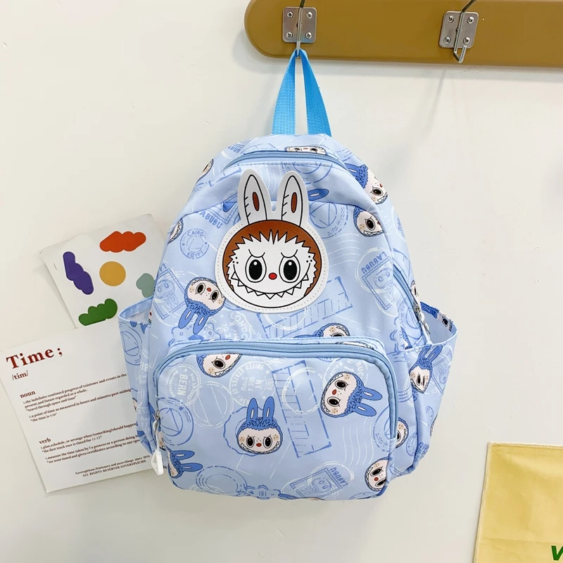 Labubu Schoolbag - Lightweight, Preppy Style Cartoon Anime Backpack for Travel and Daily Use - Durable, Water-Resistant