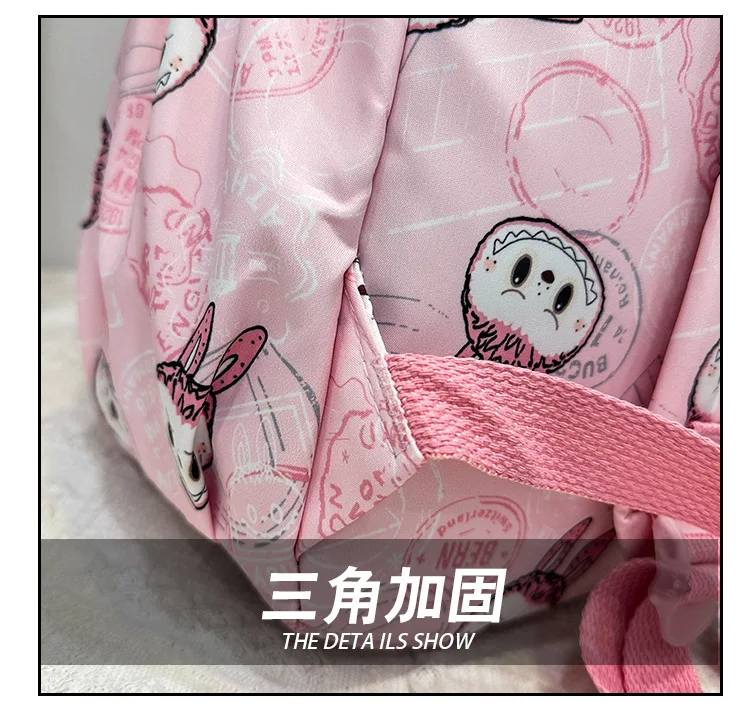 Large Capacity Cartoon Labubu Student Backpack Waterproof Kawaii Brown Monster Kids Cute Shouder Bag Elementary School Use Large Capacity Cartoon Labubu Student Backpack Waterproof Kawaii Brown Monster Kids Cute Shouder Bag Elementary School Use
