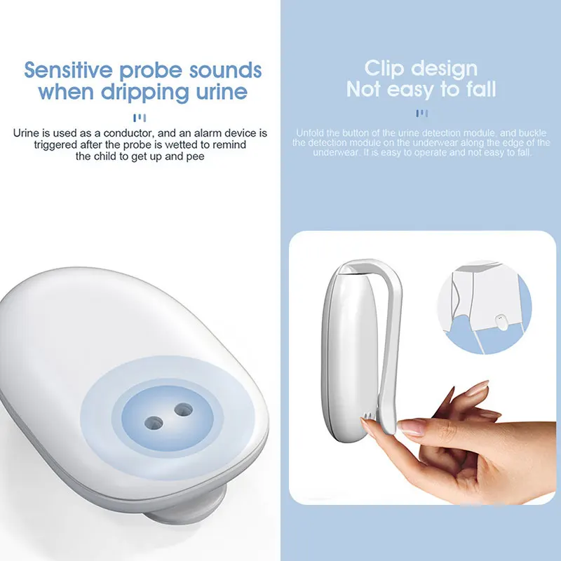 Wireless Bedwetting Alarm Nocturnal Bed Wetting Enuresis Pee Alarm Baby Children Potty Training device for Baby Kids Elder Care