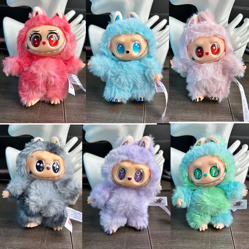Labubu The Monsters V3 Series Blind Teddy Box, Vinyl Base Toy, Animated Characters, Mysterious Surprise Box, Keychain, Children'