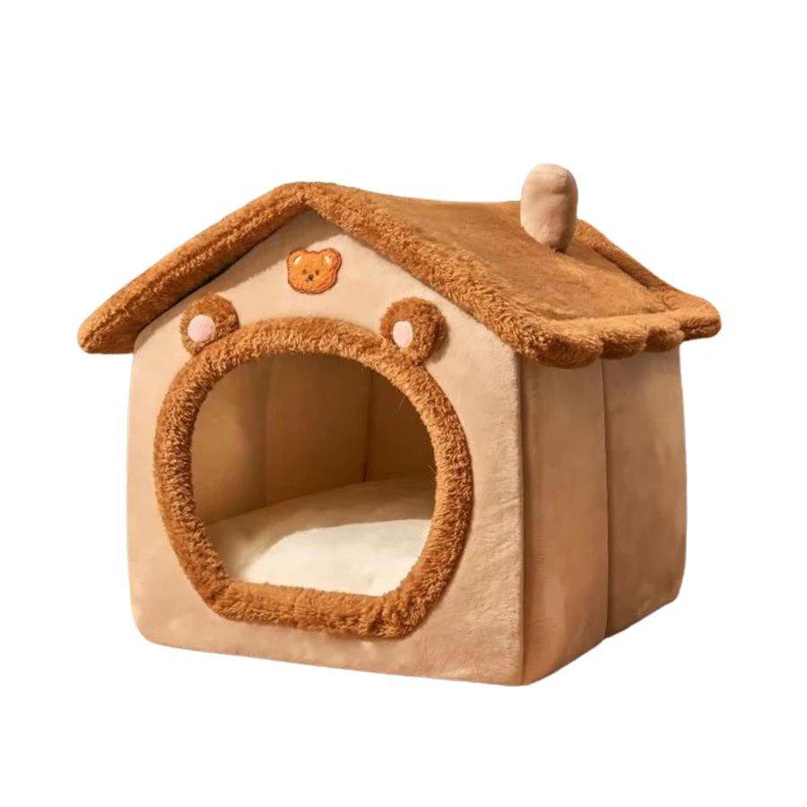 Foldable Pet House Removable Washable Cat House Puppy Cave Sofa Pet Bed House for Extra Small Dogs and Small and Medium Cats Foldable Pet House Removable Washable Cat House Puppy Cave Sofa Pet Bed House for Extra Small Dogs and Small and Medium Cats
