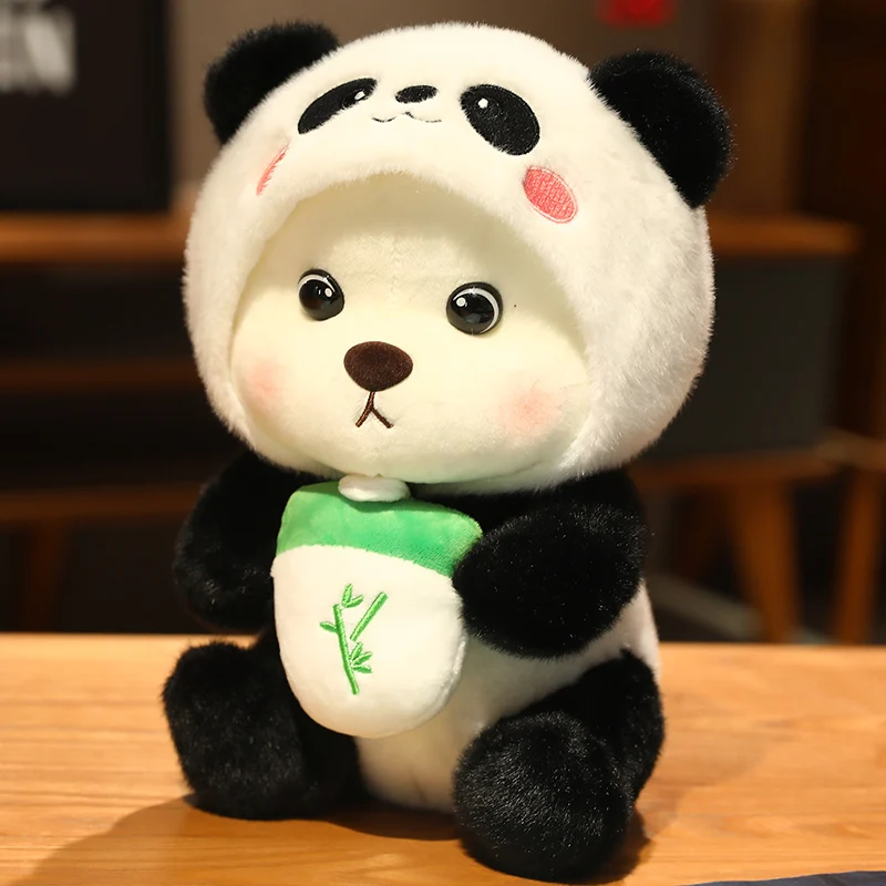 Kawaii Giant Bear Cosplay Panda Doll Creative Plush Toy Cartoon Zoo Animal Plushie Throw Pillow Birthday Xmas Gift Home Decor Kawaii Giant Bear Cosplay Panda Doll Creative Plush Toy Cartoon Zoo Animal Plushie Throw Pillow Birthday Xmas Gift Home Decor