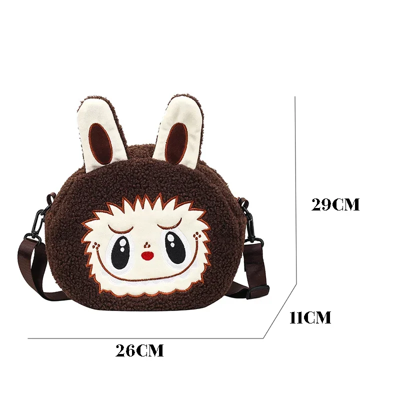 Cute Labubu Single Shoulder Bag Cartoon Anime Lovely Style Large Capacity Handbag Funny Crossbody Bag Travel Hiking Girl Gifts Cute Labubu Single Shoulder Bag Cartoon Anime Lovely Style Large Capacity Handbag Funny Crossbody Bag Travel Hiking Girl Gifts