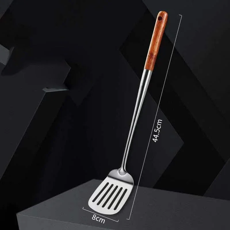 Kitchen Utensils Wok Spatula Iron and Ladle Tool Set Spatula for Stainless Steel Cooking Equpment Kitchen Accessories Essentials Kitchen Utensils Wok Spatula Iron and Ladle Tool Set Spatula for Stainless Steel Cooking Equpment Kitchen Accessories Essentials