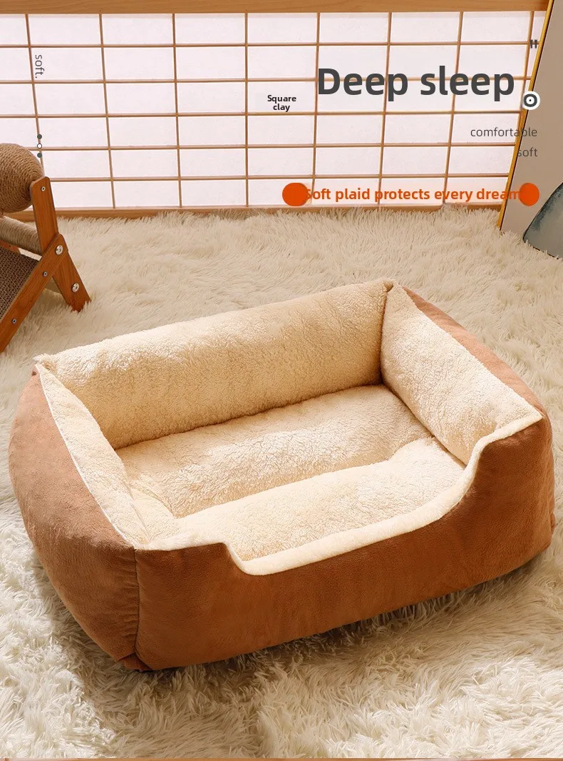 Dog's Nest, Winter Warmth, Cat's Nest, Small, Medium, Large Dog, Cat, Four Seasons Universal Teddy Cat Mat, Cat Bed Dog's Nest, Winter Warmth, Cat's Nest, Small, Medium, Large Dog, Cat, Four Seasons Universal Teddy Cat Mat, Cat Bed