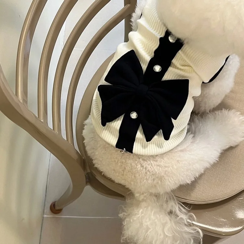Luxury Dog Dress for Small Dogs Summer Puppy Clothes Bow Lace Dog Skirt Black White Dog T Shirt Girls Dog Costume Chihuahua Vest Luxury Dog Dress for Small Dogs Summer Puppy Clothes Bow Lace Dog Skirt Black White Dog T Shirt Girls Dog Costume Chihuahua Vest