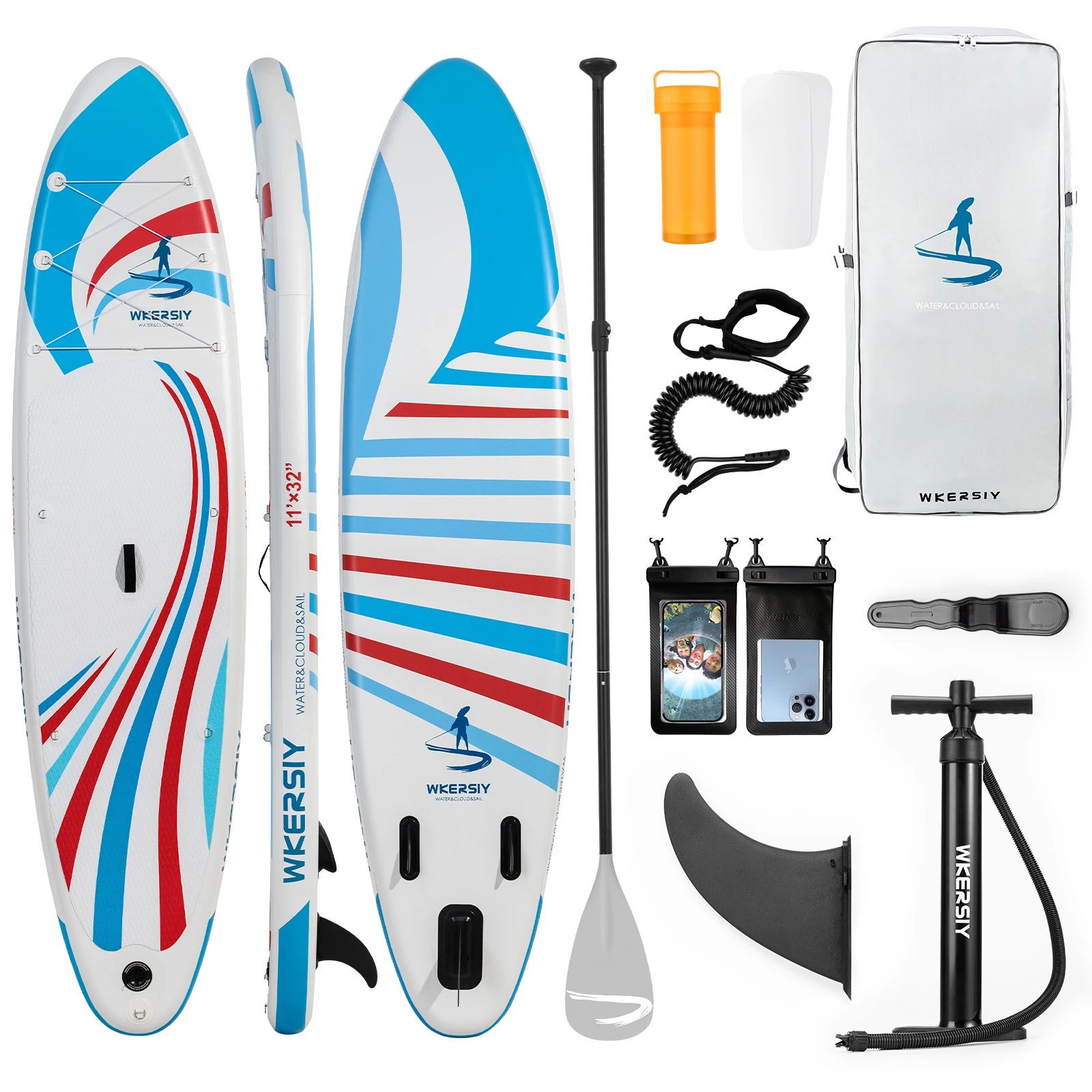 inflatable stand up paddle board 11' Sup board with paddle board accessories