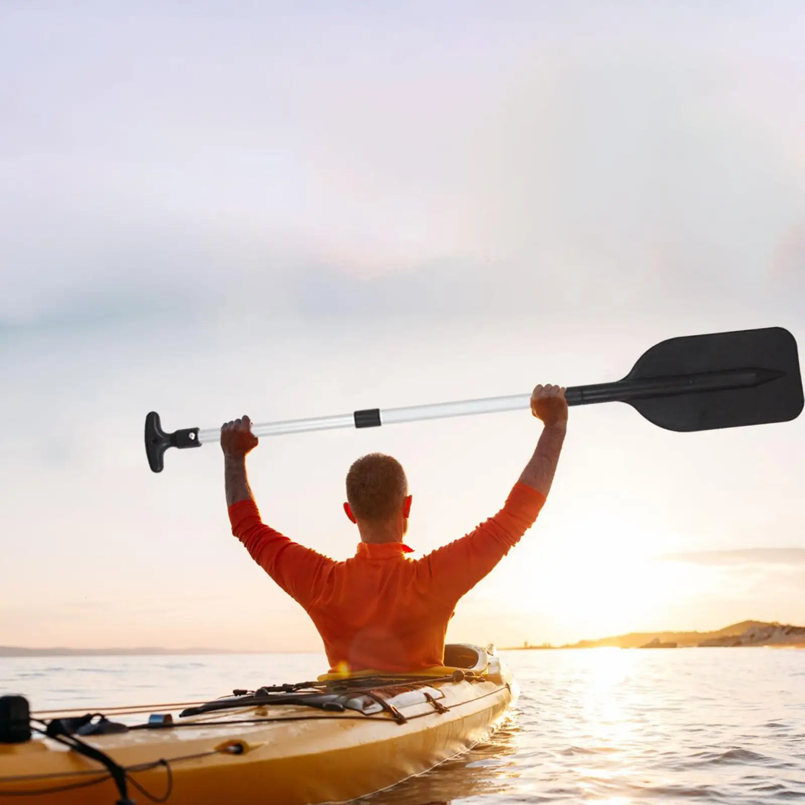 Foldable Kayak Paddle Float Boat Paddle Aluminum Alloy Stand Up Paddleboard Paddles for Outdoor Water Sports 53cm to 108cm Foldable Kayak Paddle Float Boat Paddle Aluminum Alloy Stand Up Paddleboard Paddles for Outdoor Water Sports 53cm to 108cm