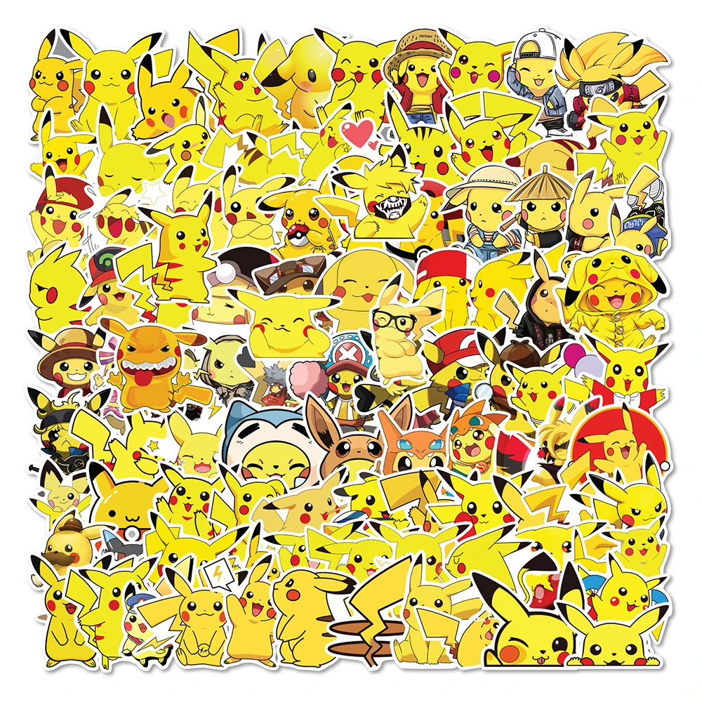10/30/50/100PCS Cute Pikachu Pokemon Anime Stickers DIY Car Motorcycle Travel Luggage Guitar Fridge Laptop Graffiti Fun Sticker 10/30/50/100PCS Cute Pikachu Pokemon Anime Stickers DIY Car Motorcycle Travel Luggage Guitar Fridge Laptop Graffiti Fun Sticker