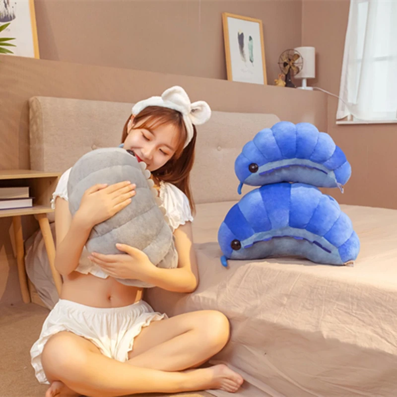 Full Stuffed Animal Pill Bug Plush Insect Toy For Kids Creative Doll Pillow Birthday Christmas Hollaween Gift Room Decor Full Stuffed Animal Pill Bug Plush Insect Toy For Kids Creative Doll Pillow Birthday Christmas Hollaween Gift Room Decor