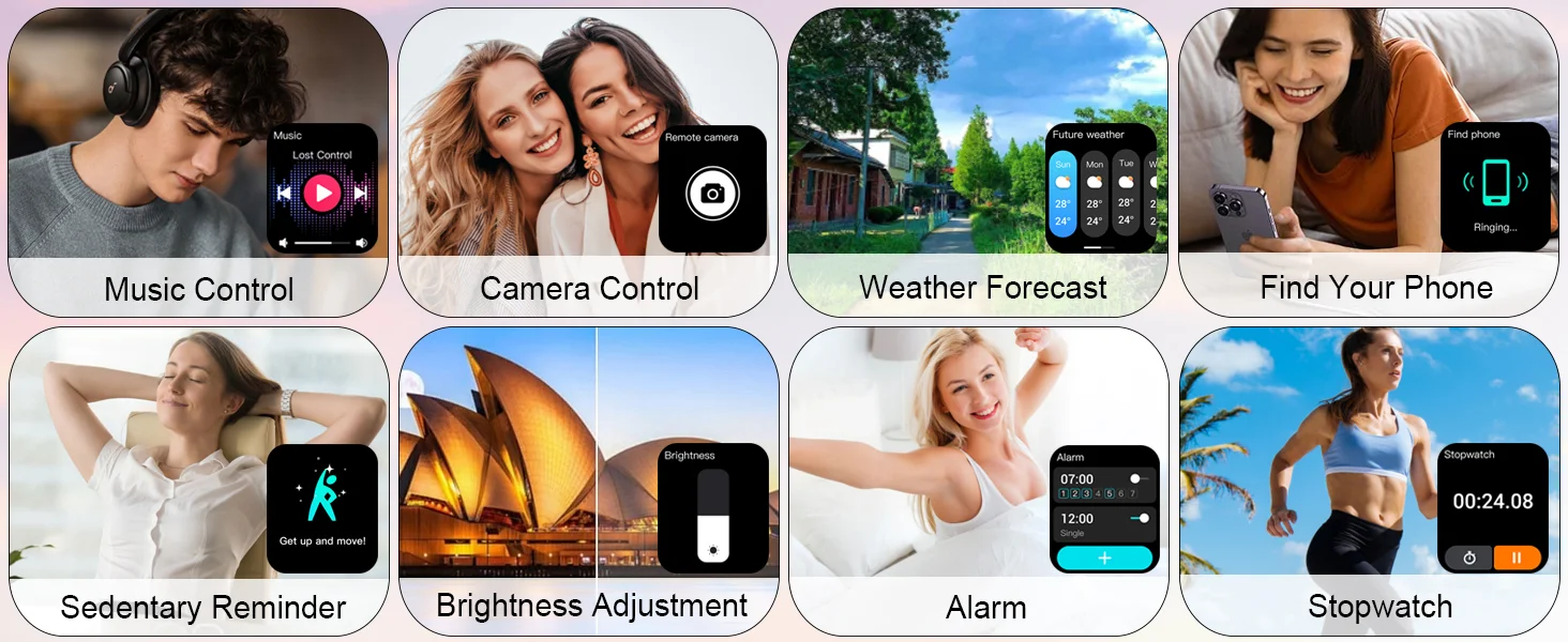 Smart Watch(Answer/Make Calls), 1.96" Smartwatches, Fitness Tracker, Sleep Monitor, Pedometer, 100+ Sport Modes, IP68 Waterproof Smart Watch(Answer/Make Calls), 1.96" Smartwatches, Fitness Tracker, Sleep Monitor, Pedometer, 100+ Sport Modes, IP68 Waterproof