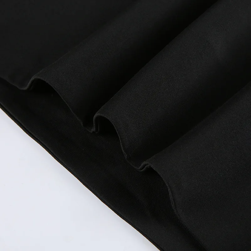Sleeveless  Collar Crop Top Women Tank Tops Casual   Y2K  Summer 2024  Black T Shirts Sexy