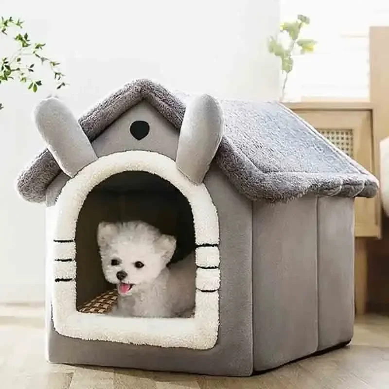 Indoor Warm Dog House Soft Pet Bed Tent House Dog Kennel Cat Bed Removable and Washable Cushion Suitable Four Season Universal Indoor Warm Dog House Soft Pet Bed Tent House Dog Kennel Cat Bed Removable and Washable Cushion Suitable Four Season Universal