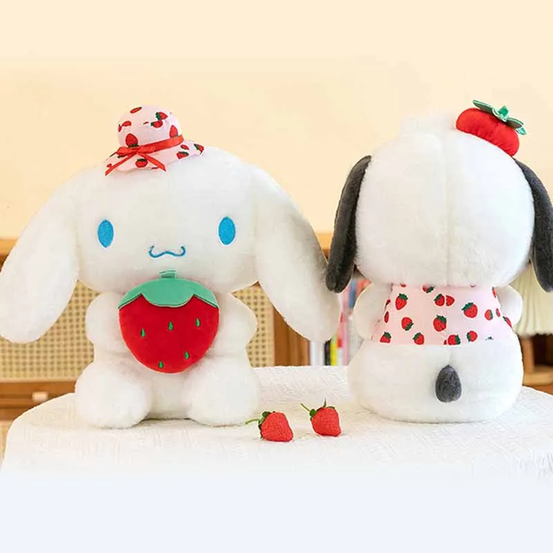 25cm Cute Melody Doll Sanrio Fresh Strawberry Cinnamoroll Dog Series Pochacco Plush Toys Dolls Pillow Gifts for Kids 25cm Cute Melody Doll Sanrio Fresh Strawberry Cinnamoroll Dog Series Pochacco Plush Toys Dolls Pillow Gifts for Kids