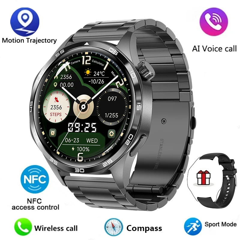 GT5 PRO Smart Watch Men Watch 5 Pro AMOLED HD Screen Bluetooth Call GPS Trajectory NFC Heart Rate Compass SmartWatches 2024 New GT5 PRO Smart Watch Men Watch 5 Pro AMOLED HD Screen Bluetooth Call GPS Trajectory NFC Heart Rate Compass SmartWatches 2024 New