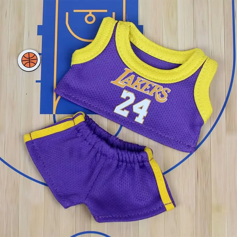 Labuibu Only Selling Clothes 17cm First Second Generation Labubu Basketball Clothes Cute Doll Decoration Handmade Doll Clothes Labuibu Only Selling Clothes 17cm First Second Generation Labubu Basketball Clothes Cute Doll Decoration Handmade Doll Clothes