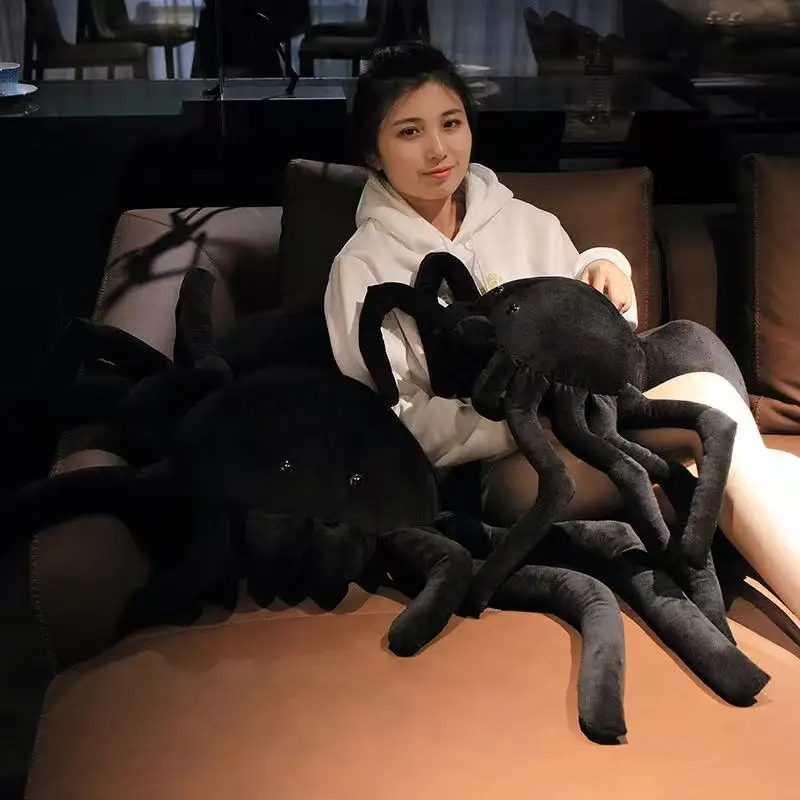 Black Spider Doll Plush Toy Handmade Doll Cartoon Anime Cute Pillow Cushion Home Decoration Children's Birthday Gift Toy Black Spider Doll Plush Toy Handmade Doll Cartoon Anime Cute Pillow Cushion Home Decoration Children's Birthday Gift Toy