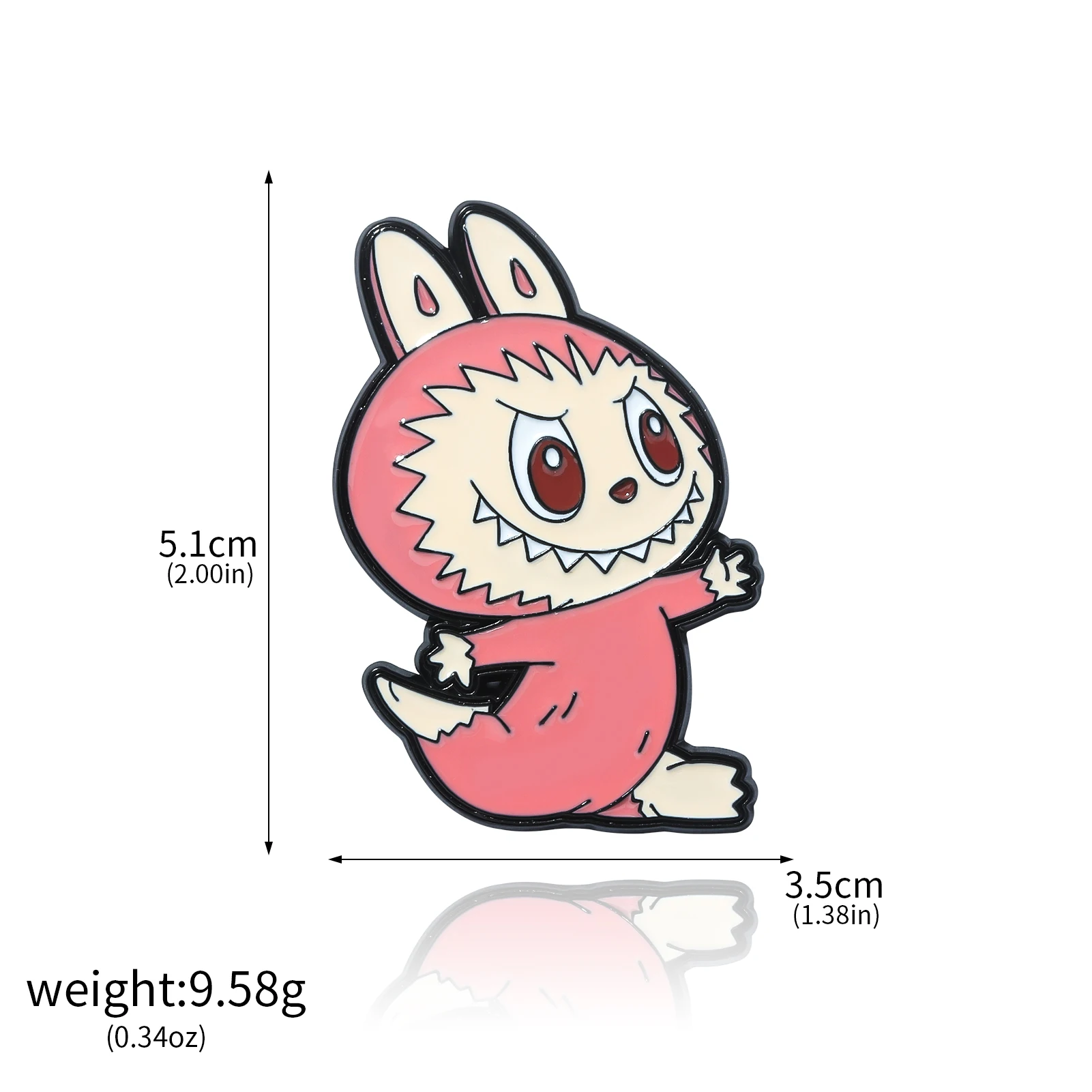 Anime Metal Enamel Labubu Brooch Cartoon Cute Studen Badge Pins Comic Fans Gift Men Women Backpack Jewelry Accessories Anime Metal Enamel Labubu Brooch Cartoon Cute Studen Badge Pins Comic Fans Gift Men Women Backpack Jewelry Accessories