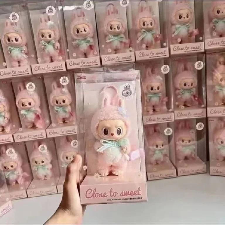 Labubu V2 Sitting Party Blind Box Cartoon Cute Anime Action Model Desktop Decoration Gifts