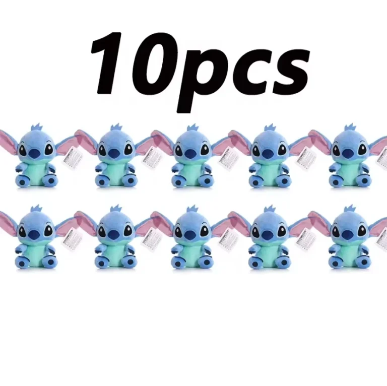 1-10 PCS 20cm Stitch Stuffed Plush Models Cartoon Stuffed Plush Dolls Anime Plush Baby Toys Kawaii Kids Birthday Gift Chrismas