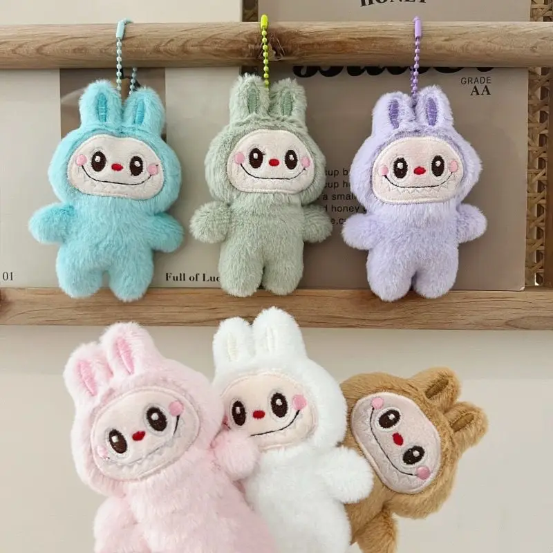 New Cartoon Labubu Plush Doll Pendant Kawaii Keychain Student Schoolbag Pendant Doll Girl Boy Gift Toys New Cartoon Labubu Plush Doll Pendant Kawaii Keychain Student Schoolbag Pendant Doll Girl Boy Gift Toys