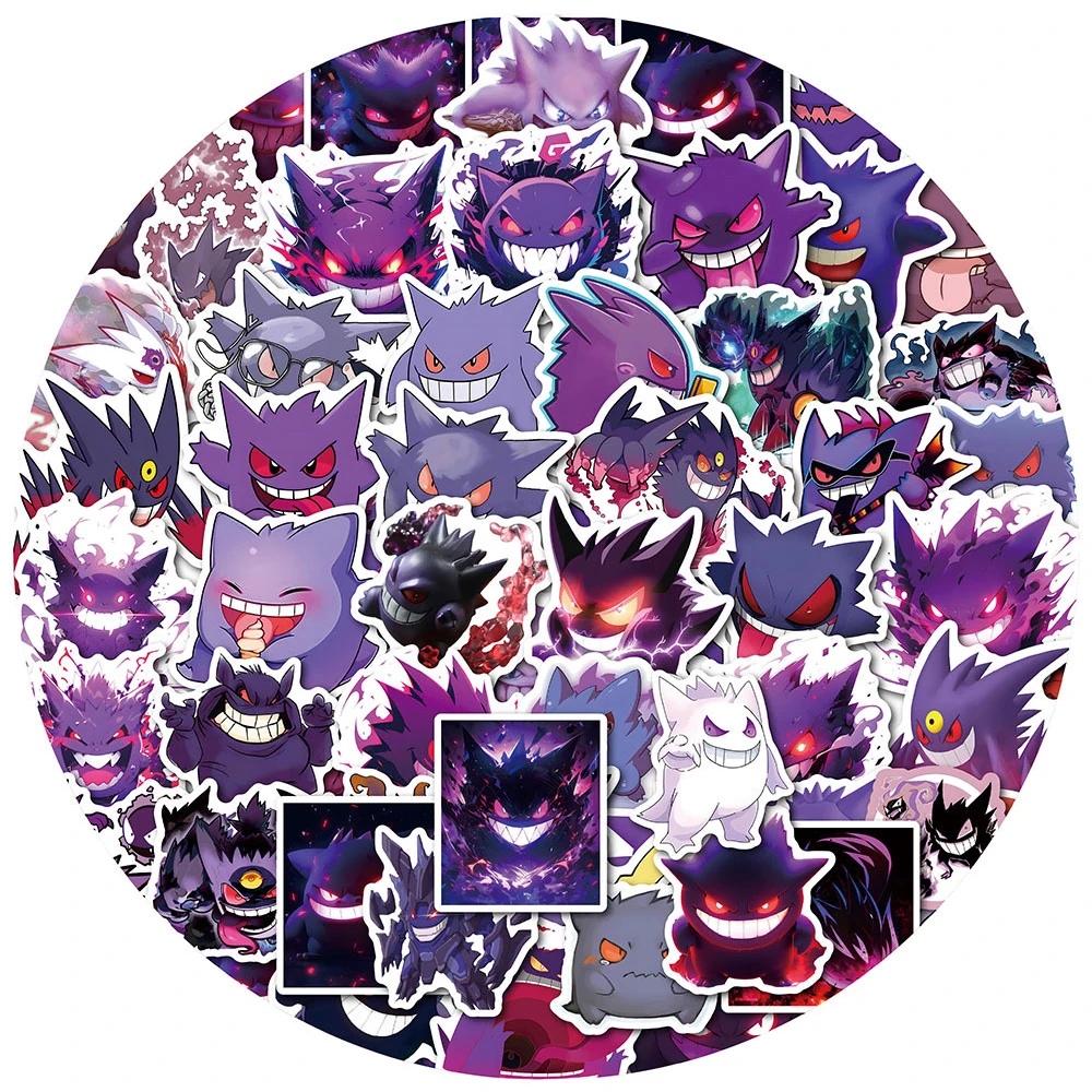 10/30/50pcs Anime Pokemon Gengar Stickers Cool Cartoon Kids Decals Toy DIY Phone Case Water Bottle Notebook PVC Graffiti Sticker 10/30/50pcs Anime Pokemon Gengar Stickers Cool Cartoon Kids Decals Toy DIY Phone Case Water Bottle Notebook PVC Graffiti Sticker